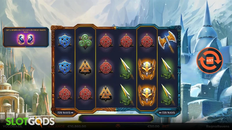Ragnaravens Wild Energy Slot - Screenshot 