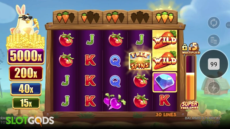 Rabbit Fields Slot - Screenshot 