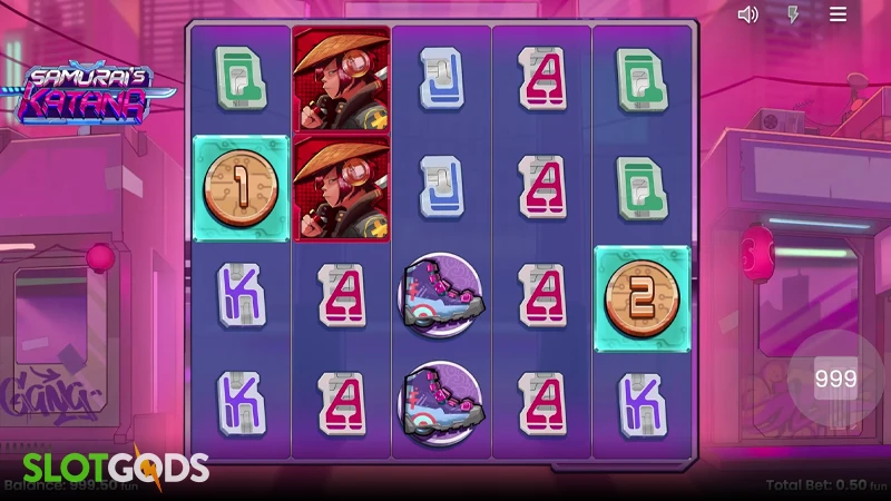 Samurai's Katana Slot - Screenshot 