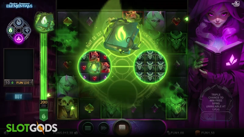 Shadow Summoner Elementals Slot - Screenshot 2