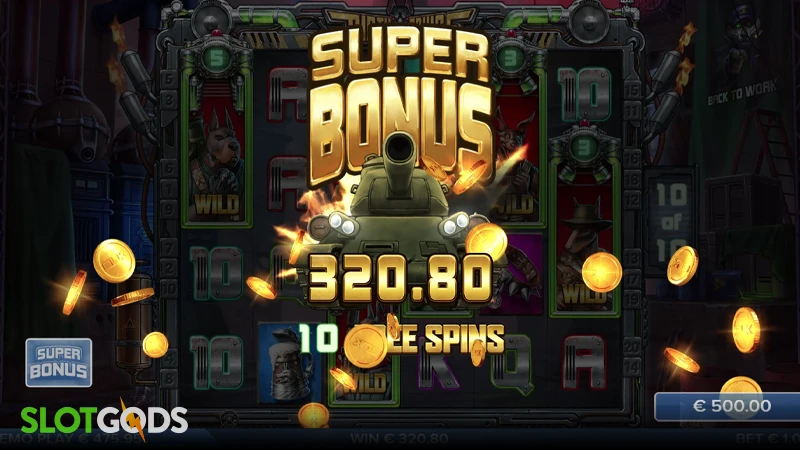 Dirty Dawgs of Nitropolis Slot - Screenshot 4