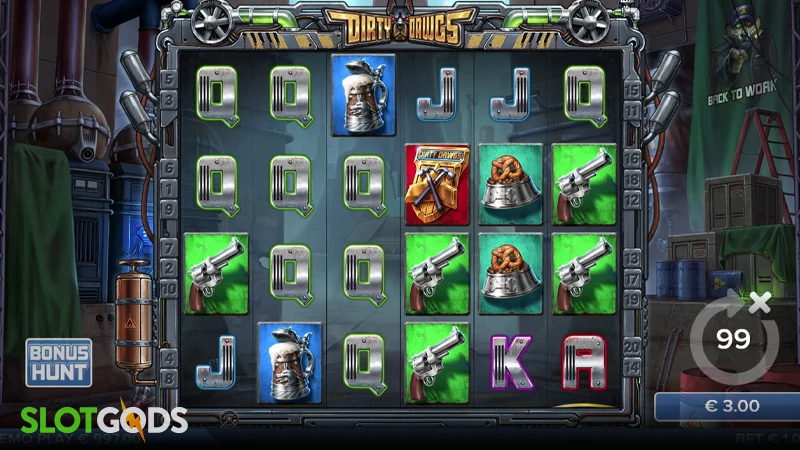 Dirty Dawgs of Nitropolis Slot - Screenshot 