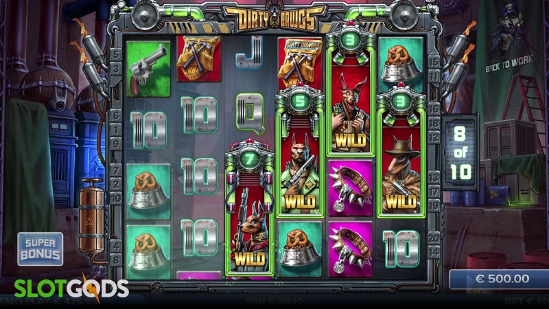 Dirty Dawgs of Nitropolis Slot - Screenshot 3