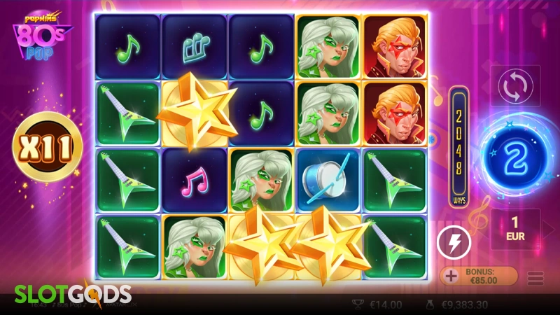 80s Pop Slot - Screenshot 3