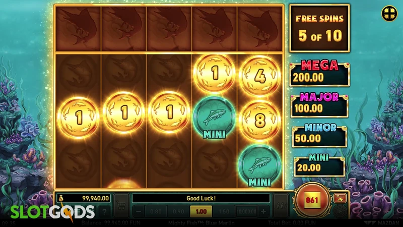 Mighty Fish: Blue Marlin Slot - Screenshot 4
