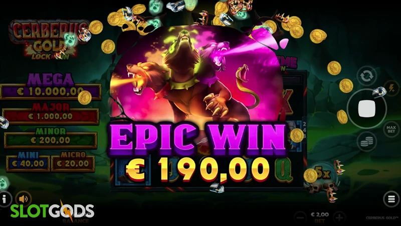 Cerberus Gold Slot - Screenshot 4