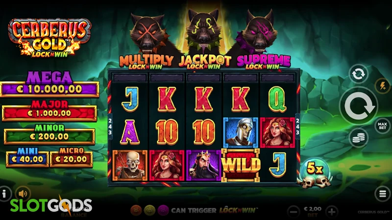 Cerberus Gold Slot - Screenshot 2