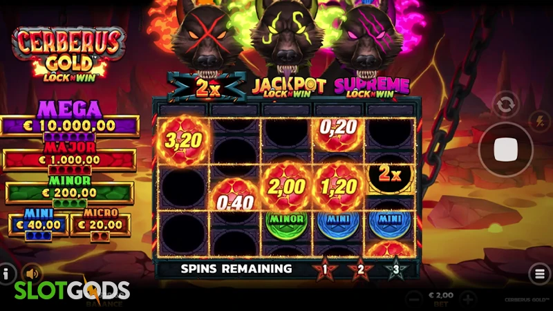 Cerberus Gold Slot - Screenshot 