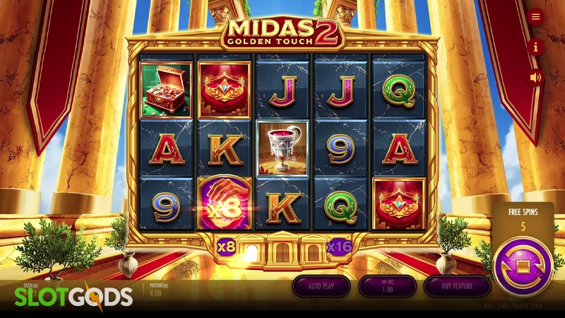 Midas Golden Touch 2 Slot - Screenshot 4