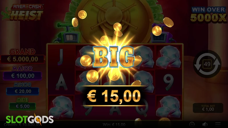 Area Cash Heist Slot - Screenshot 4
