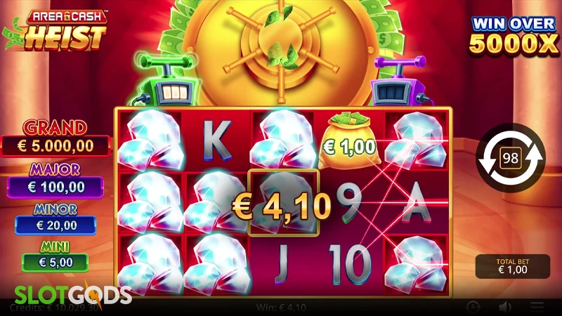 Area Cash Heist Slot - Screenshot 3