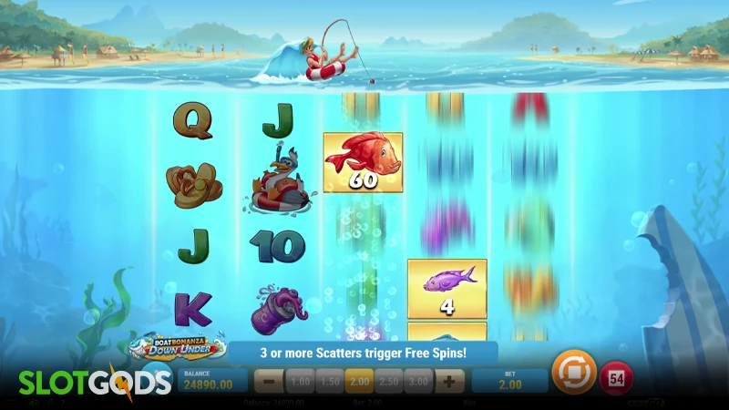 Boat Bonanza Down Under Slot - Screenshot 2