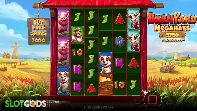 Barnyard Megahays Megaways Slot - Screenshot 