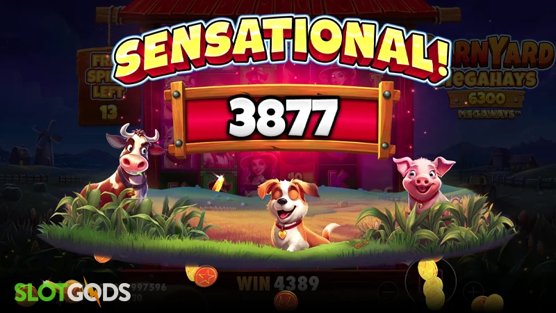 Barnyard Megahays Megaways Slot - Screenshot 4