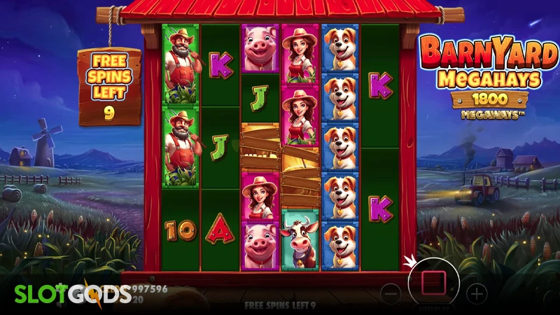 Barnyard Megahays Megaways Slot - Screenshot 2