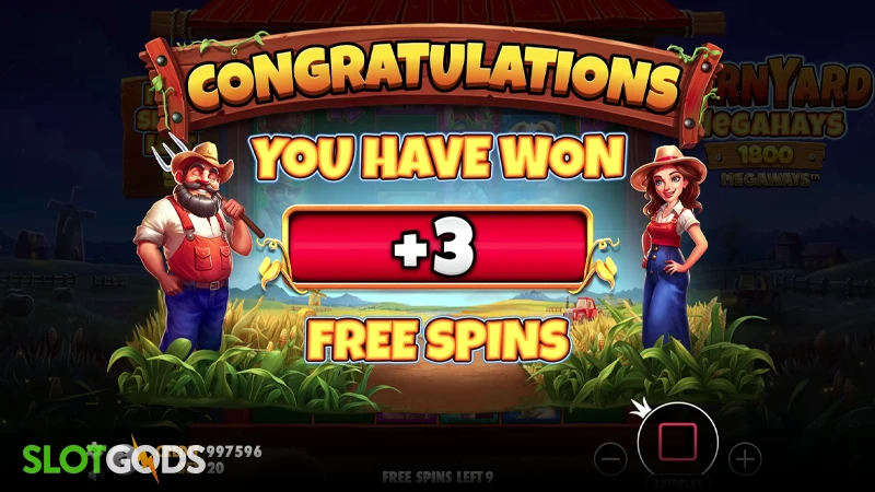 Barnyard Megahays Megaways Slot - Screenshot 3