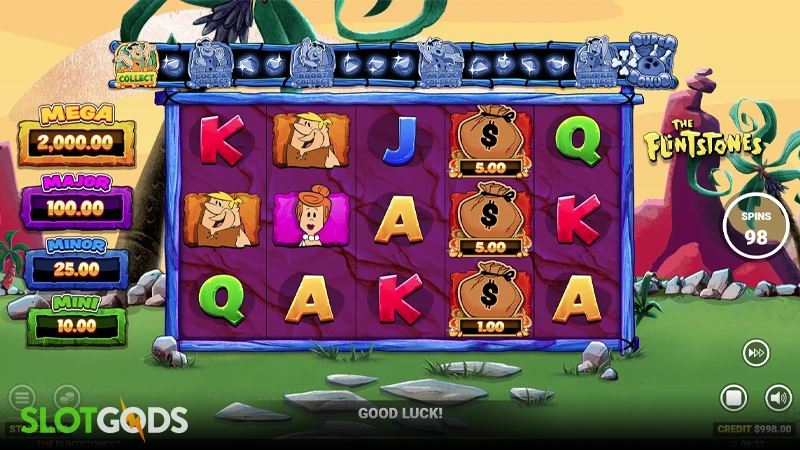 The Flintstones Online Slot by Blueprint Gaming