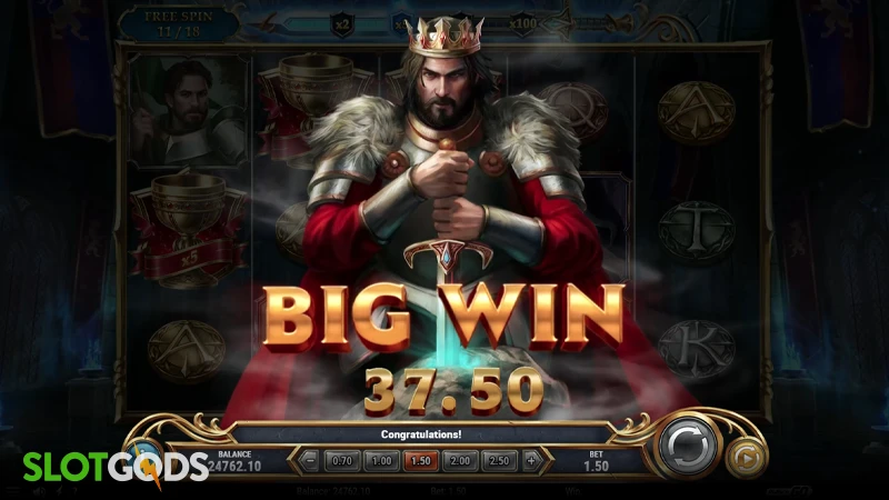 The Sword and the Grail Excalibur Slot - Screenshot 4