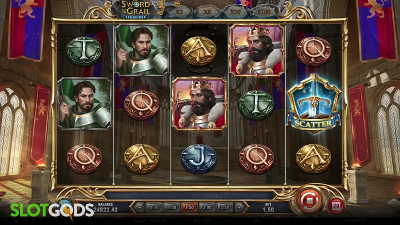 The Sword and the Grail Excalibur Slot - Screenshot 