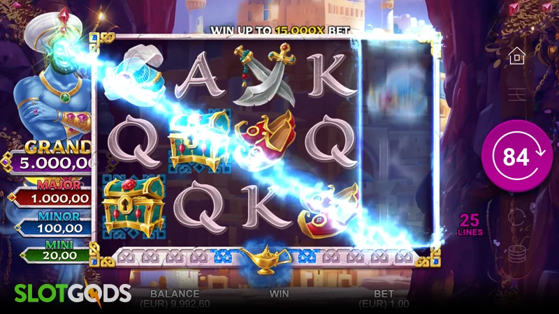 Genie’s 4Tune Slot - Screenshot 2