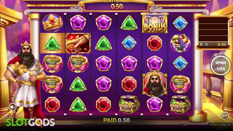 Midas King of Gold Slot - Screenshot 2