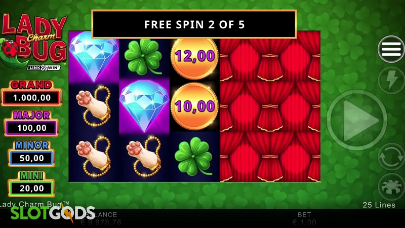 Lady Charm Bug Slot - Screenshot 3