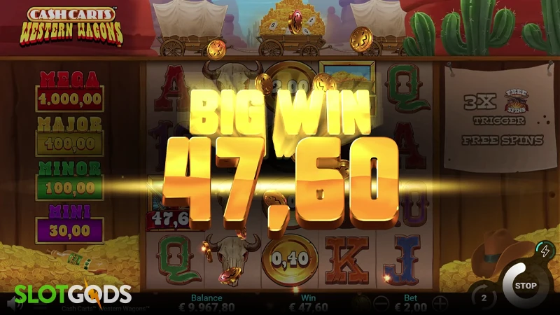 Cash Carts Western Wagons Slot - Screenshot 4