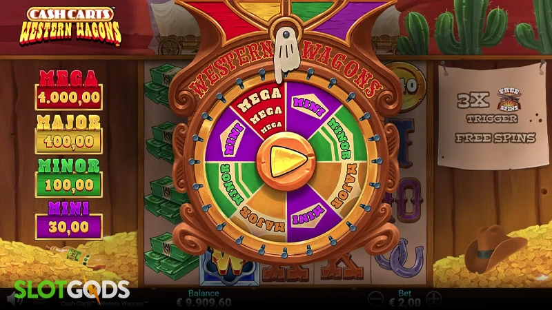 Cash Carts Western Wagons Slot - Screenshot 3
