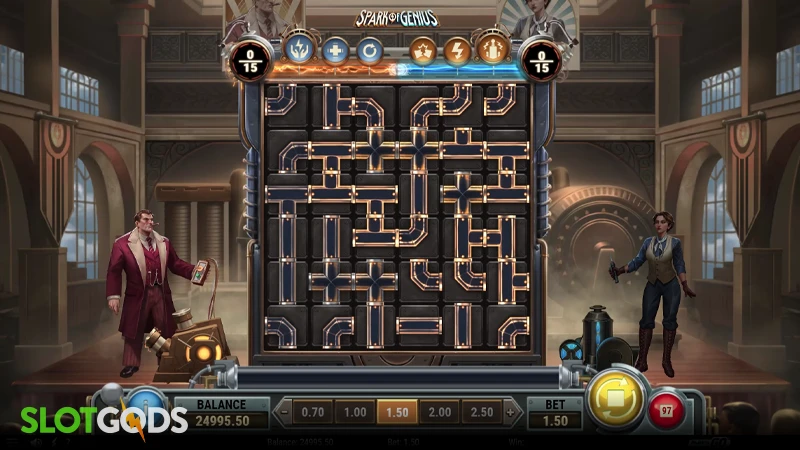 Spark of Genius Slot - Screenshot 