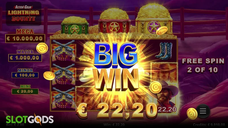 Action Cash Lightning Bounty Slot - Screenshot 4