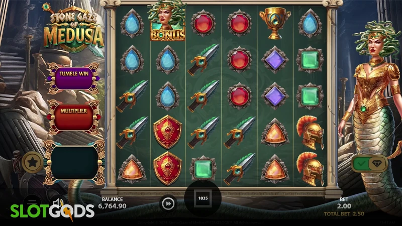 Stone Gaze of Medusa Slot - Screenshot 