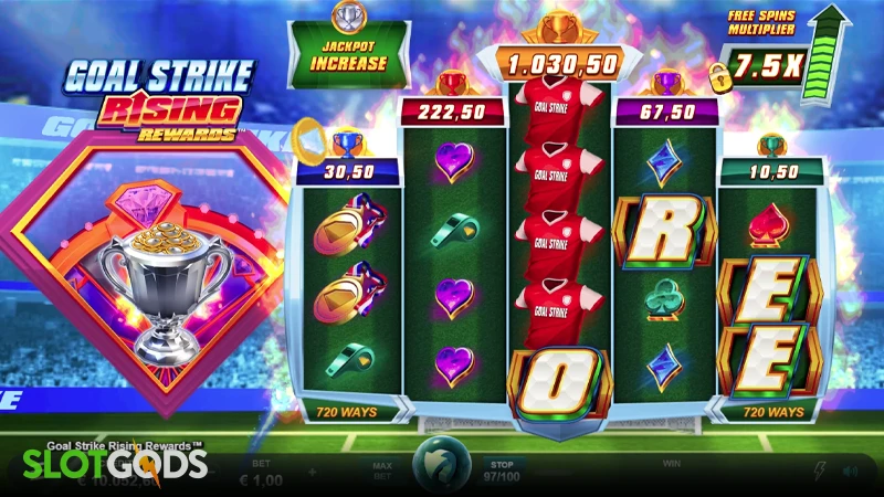 Goal Strike Rising Rewards Slot - Screenshot 
