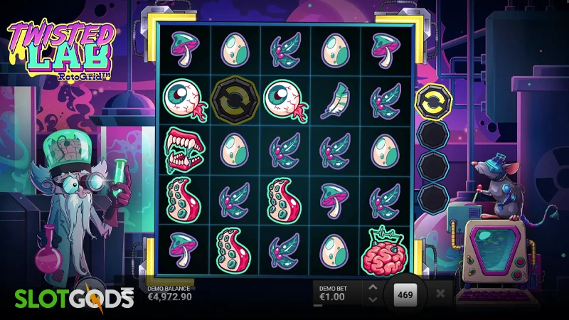 Twisted Lab RotoGrid Slot - Screenshot 