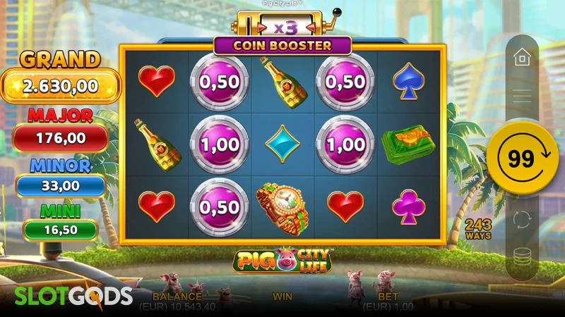 Pig City Life Slot - Screenshot 