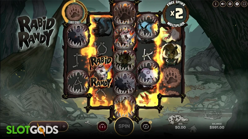 Rabid Randy Slot - Screenshot 