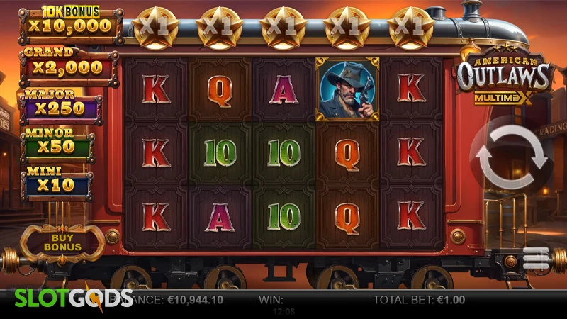 American Outlaws MultiMax Slot - Screenshot 