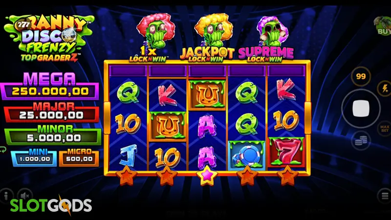 Granny Disco Frenzy Online Slot by PearFiction Studios