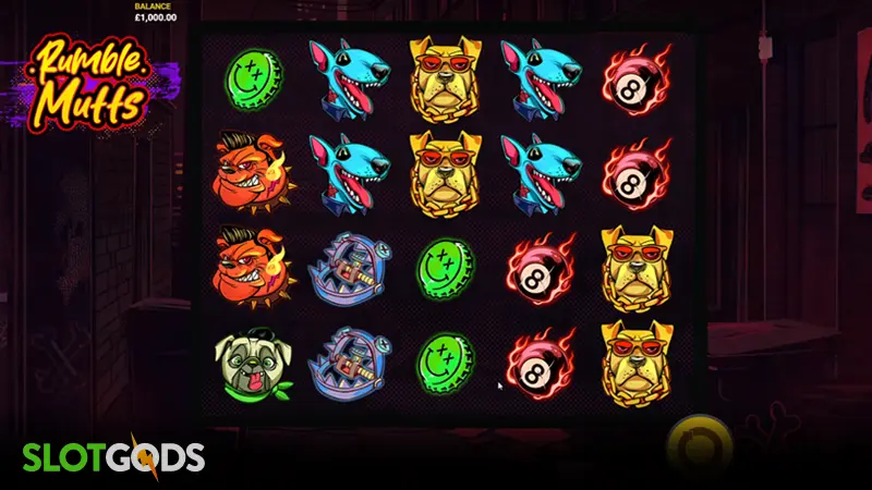 Rumble Mutts Online Slot by Max Win Gaming