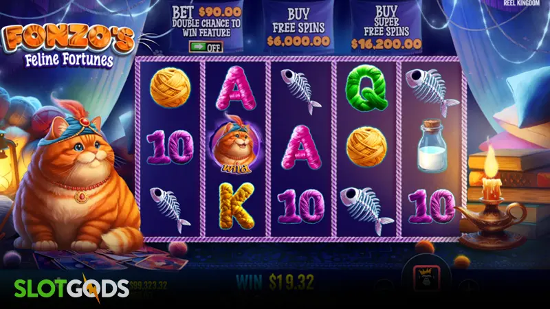 Fonzo's Feline Fortunes Slot - Screenshot 