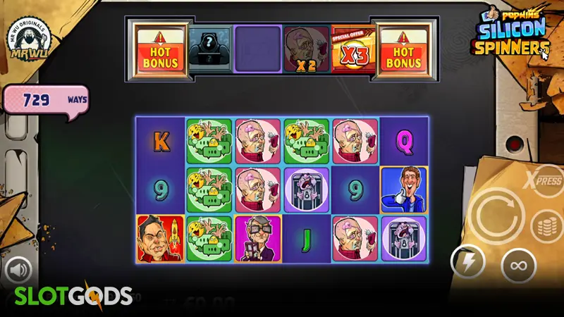 Silicon Spinners Online Slot by AvatarUX