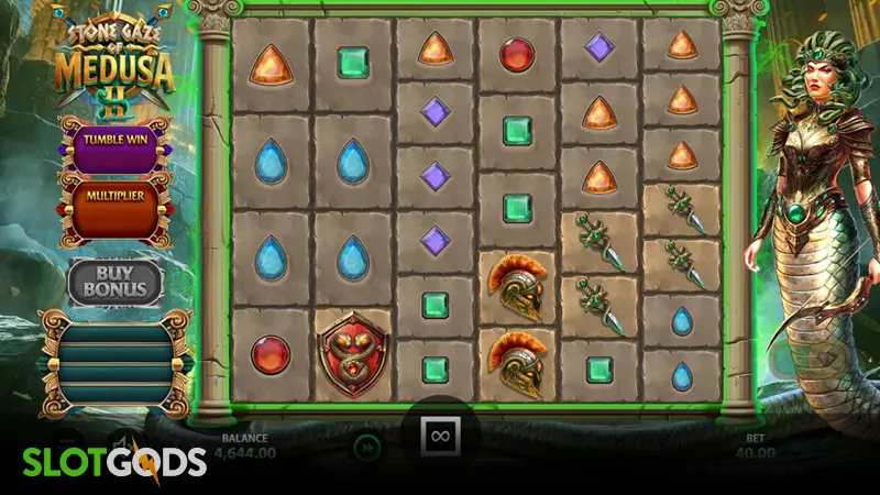 Stone Gaze of Medusa 2 Slot - Screenshot 