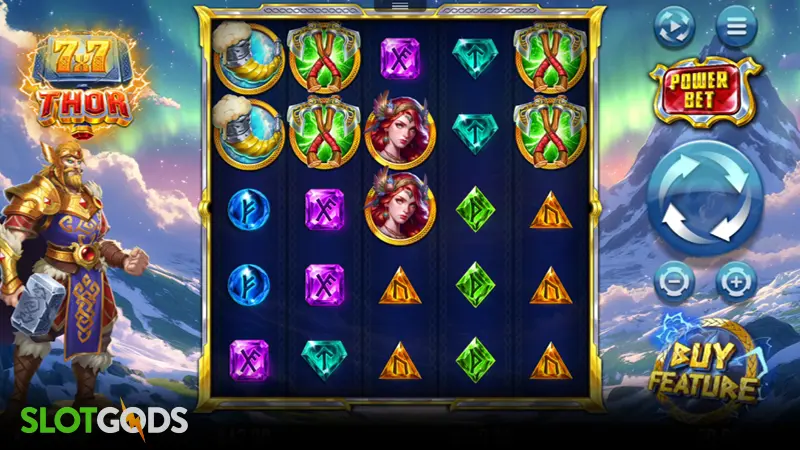 7x7 Thor Slot - Screenshot 