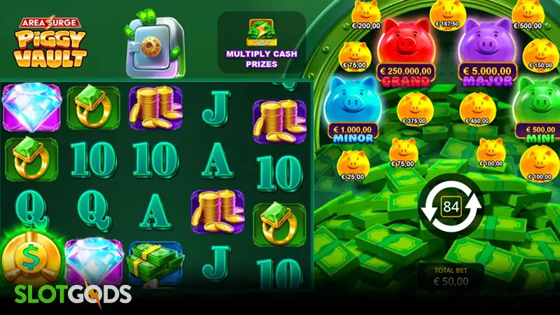 Area Surge Piggy Vault Slot - Screenshot 
