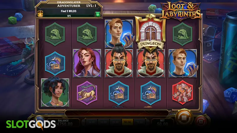 Loot & Labyrinths Slot - Screenshot 