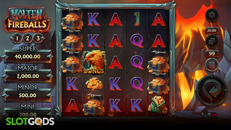 Molten Fireballs Slot - Screenshot 