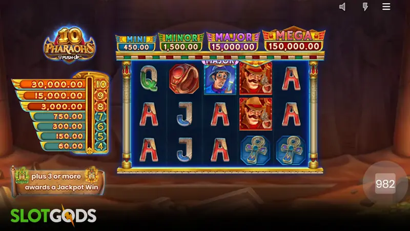 10 Pharaohs Slot - Screenshot 