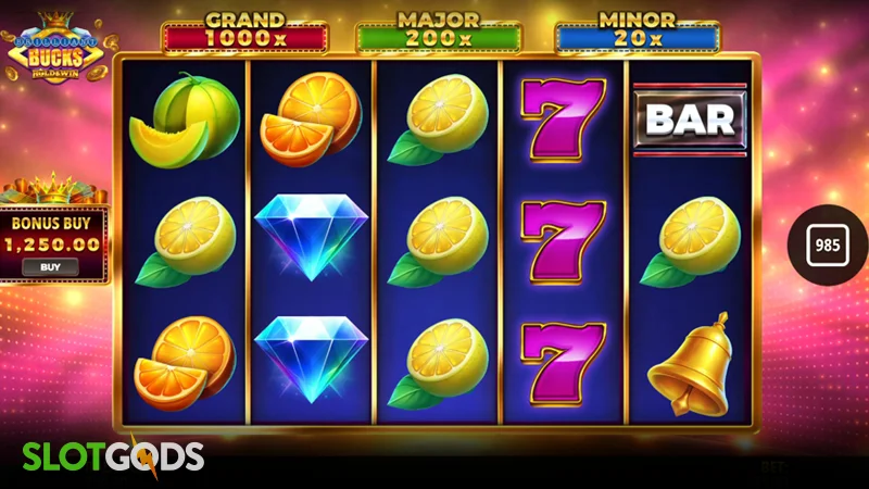 Brilliant Bucks Hold & Win Slot - Screenshot 