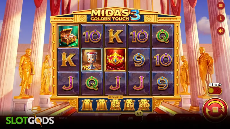 Midas Golden Touch 3 Slot - Screenshot 
