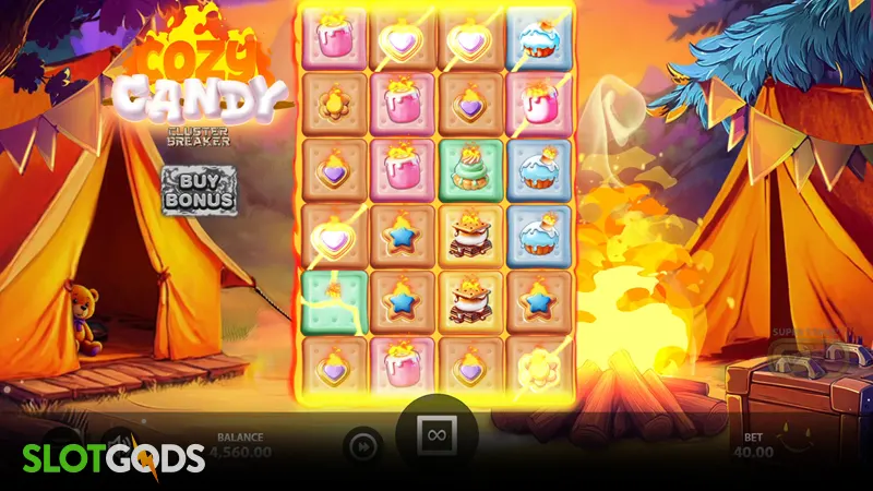 Cozy Candy Clusterbreaker Slot - Screenshot 
