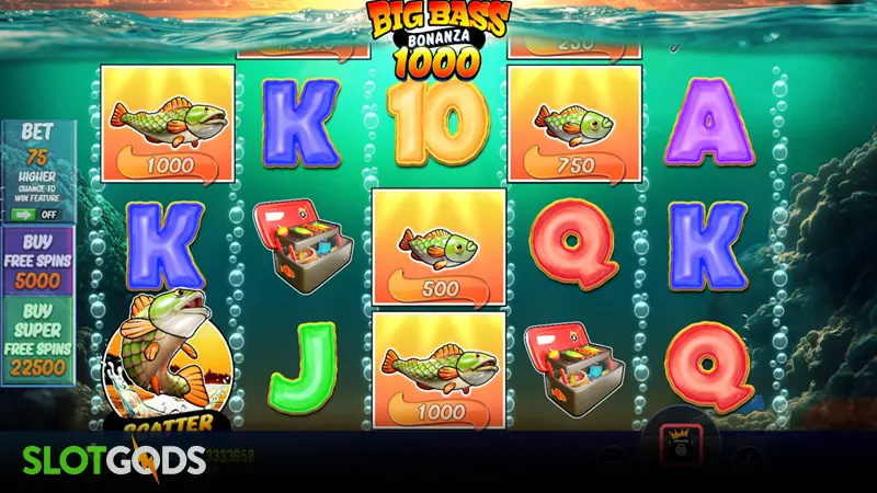 Big Bass Bonanza 1000 Slot - Screenshot 